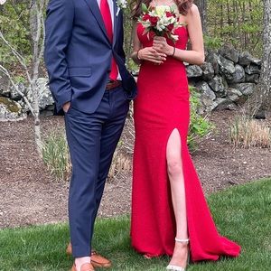 Sherri Hill Red Prom Dress